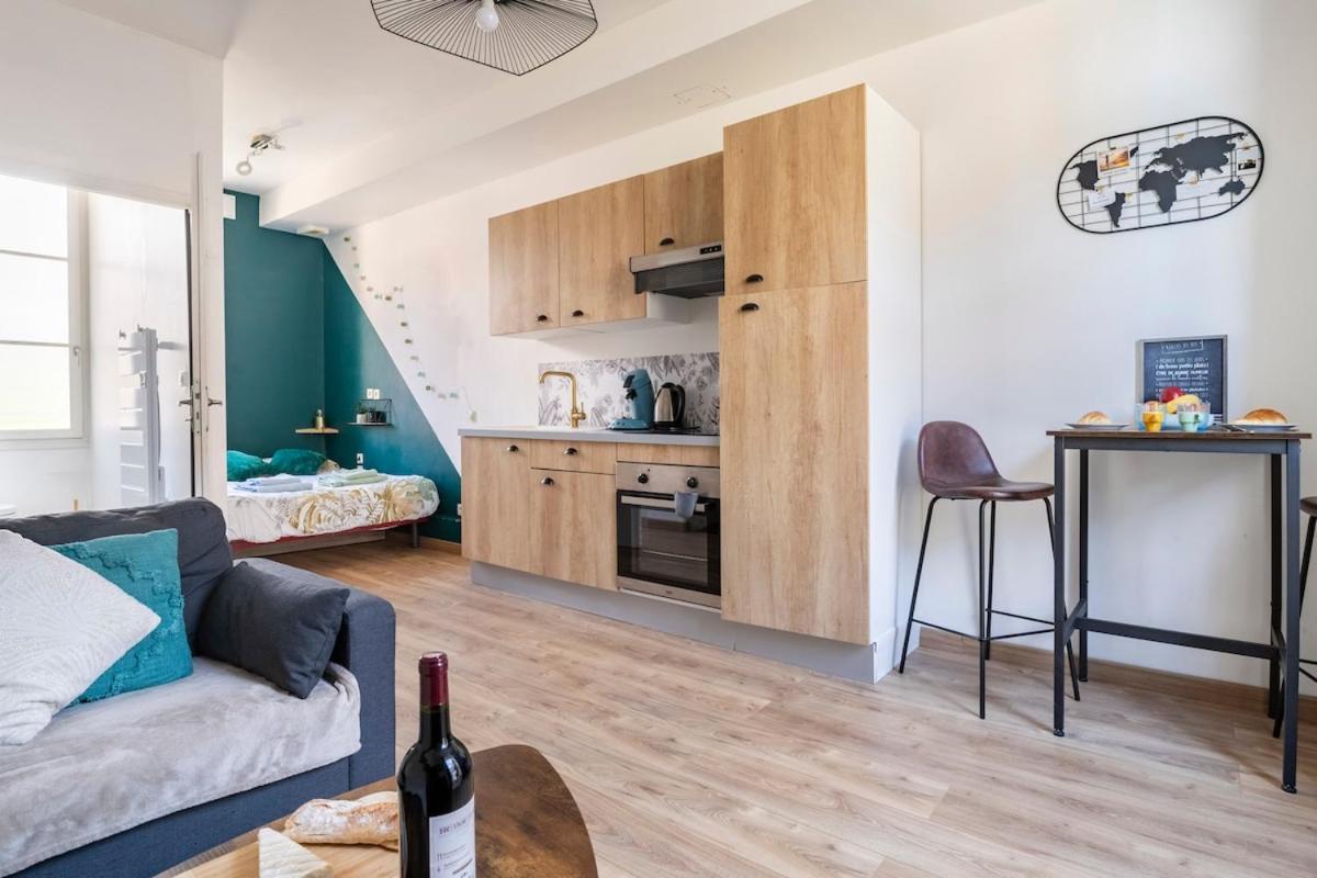 Le Vin Quatre - Studio Avec Vue Dordogne Et Parking Privatif Bergerac Exteriör bild